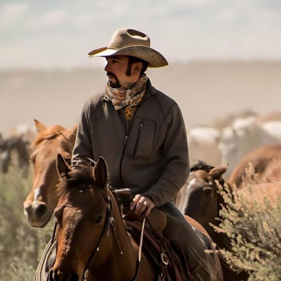 ⚡Men D-Gold Necktie 27.5 Inches Cowboy Scarves Pocket Square Silk Bandanas - Picture 5 of 9